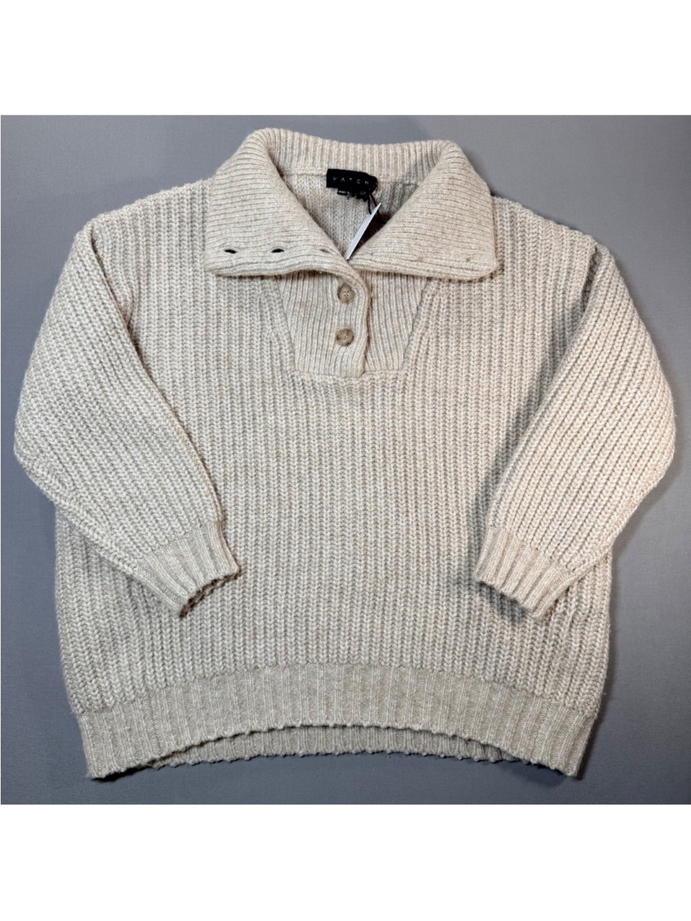 NWT Hatch The Joe Maternity Sweater, Funnel Neck, Knit - Size 1 (US 2-4)
